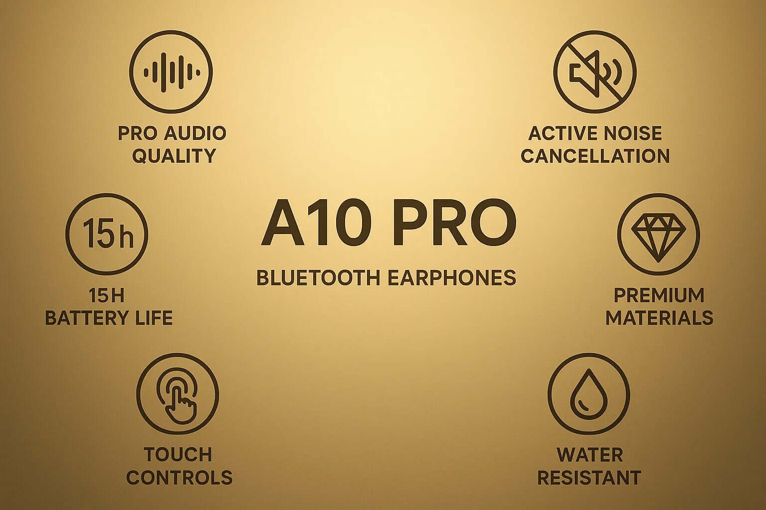 A10 Pro - Bluetooth earphones