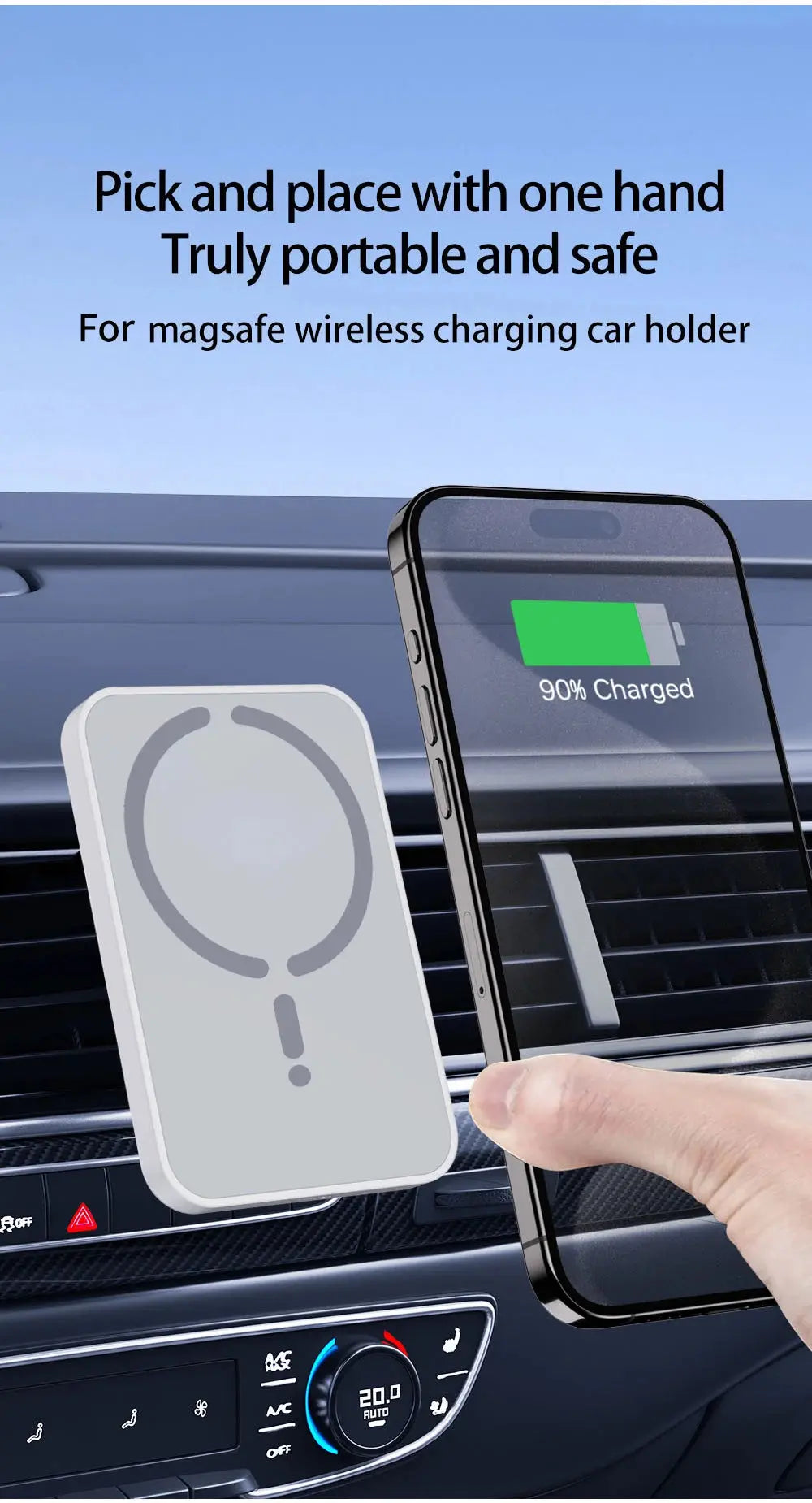 S26 - Car wireless charger Smart Tech Lab