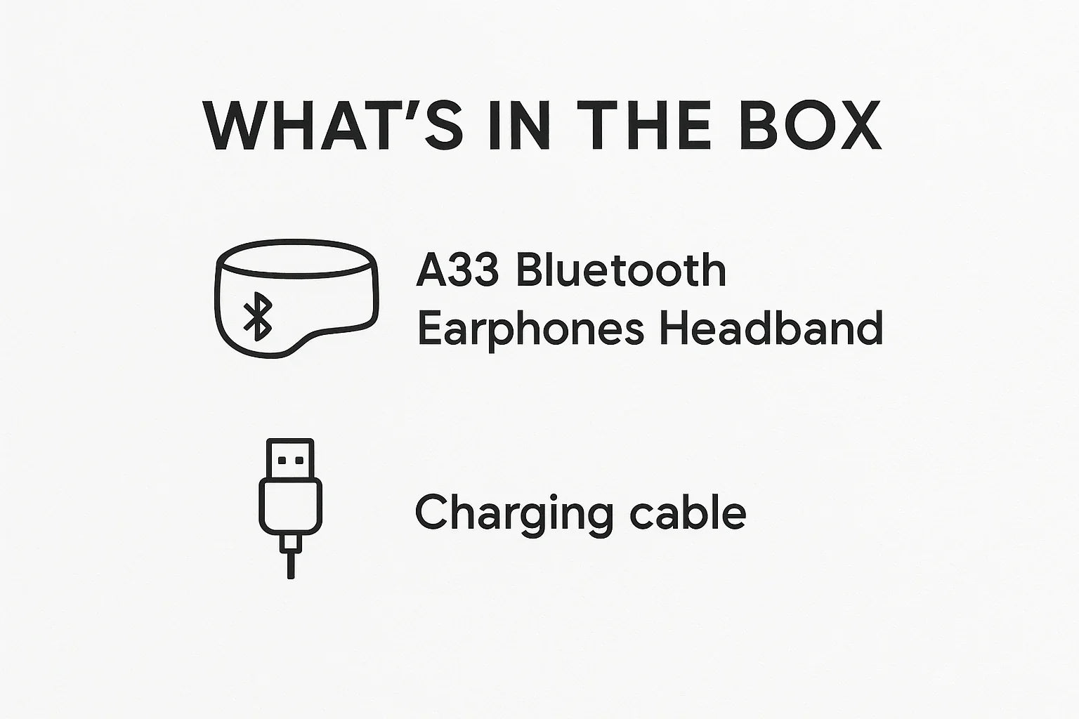 What's in the box - A33