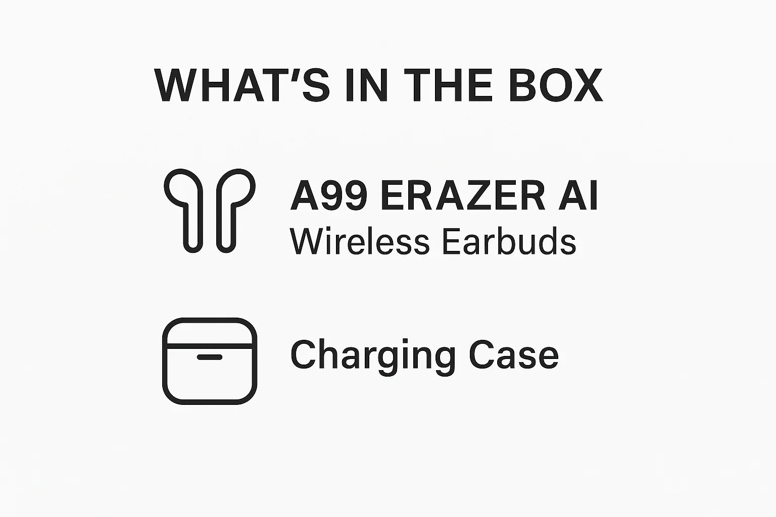 What's in the box - A99 Erazer
