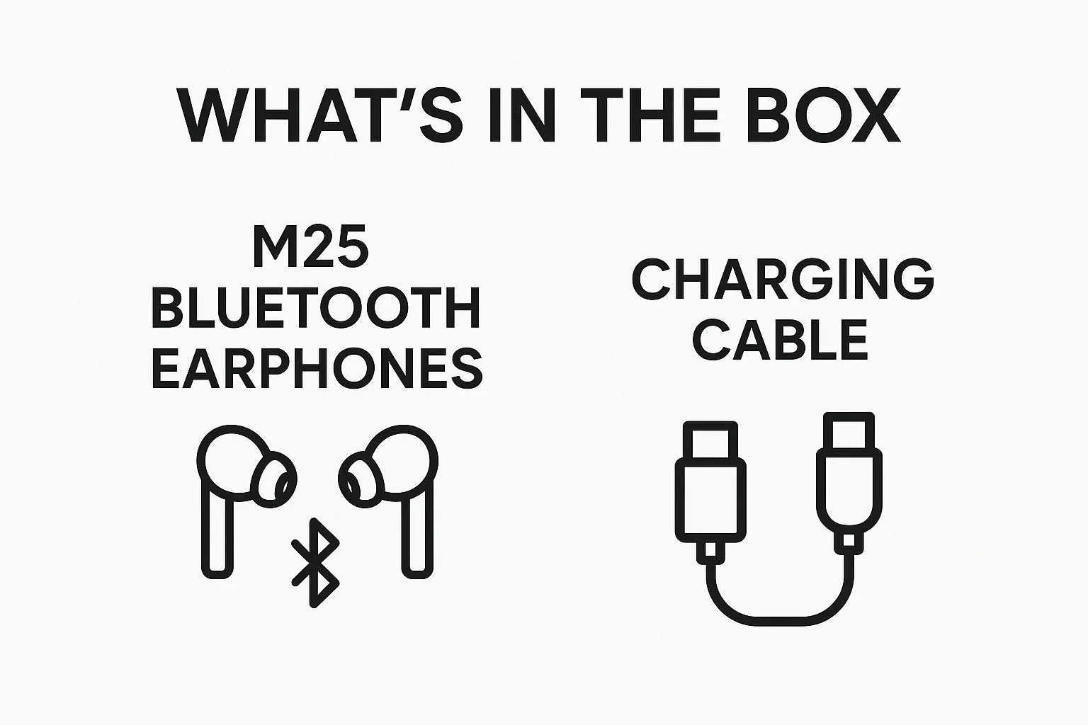 What's in the box - M25