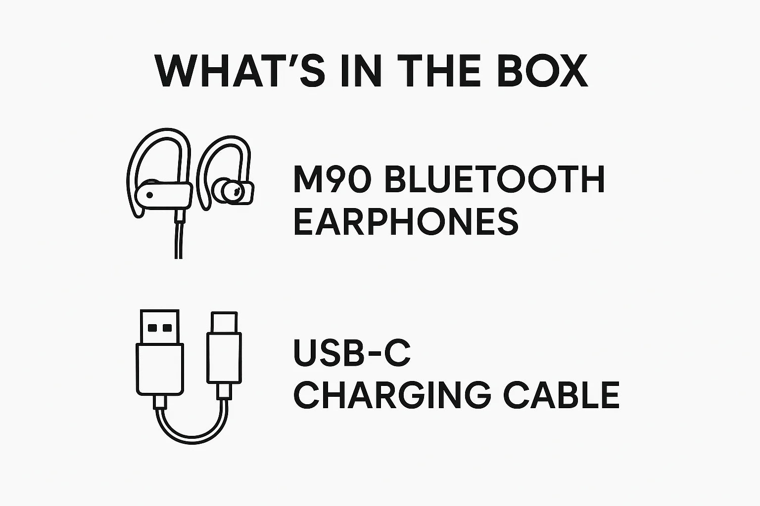 What's in the box - M90