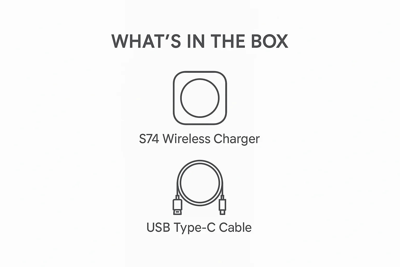 What's in the box - S74