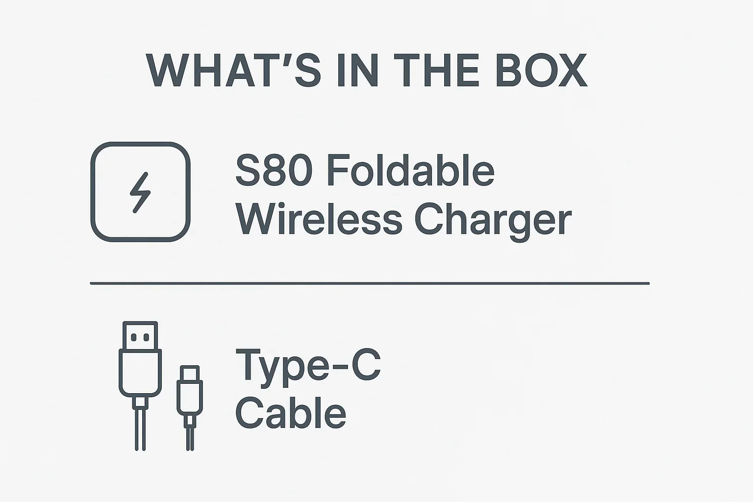 What's in the box - S80