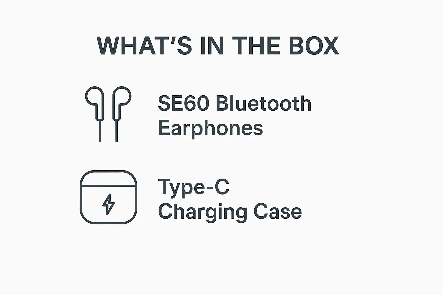 What's in the box - SE60