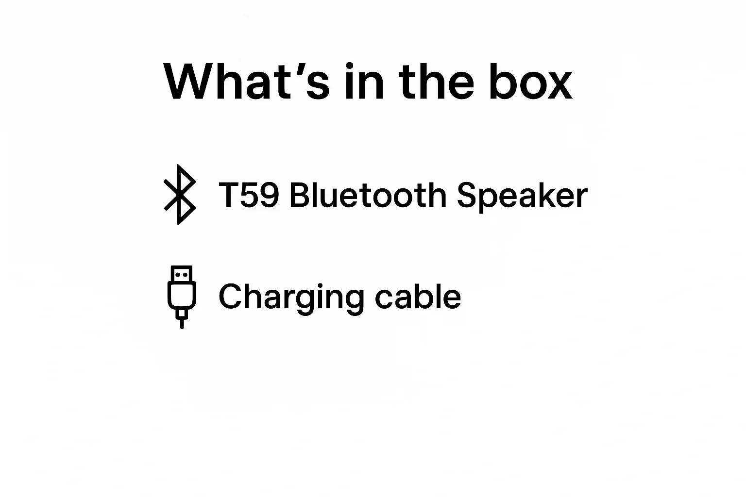 What's in the box - T59