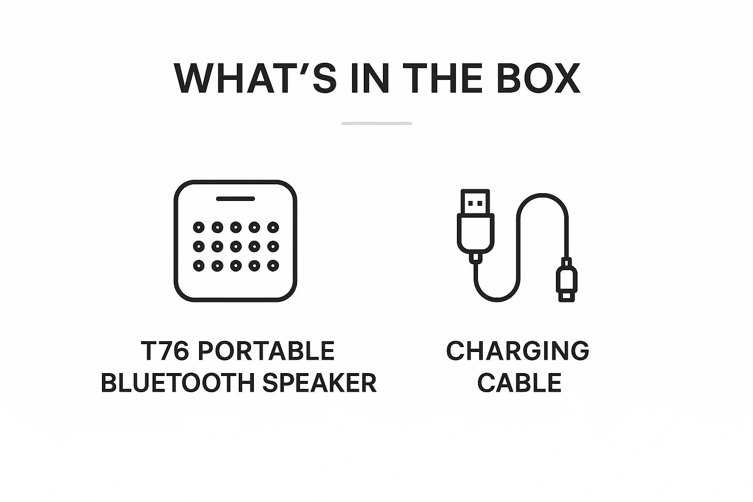 What's in the box - T76