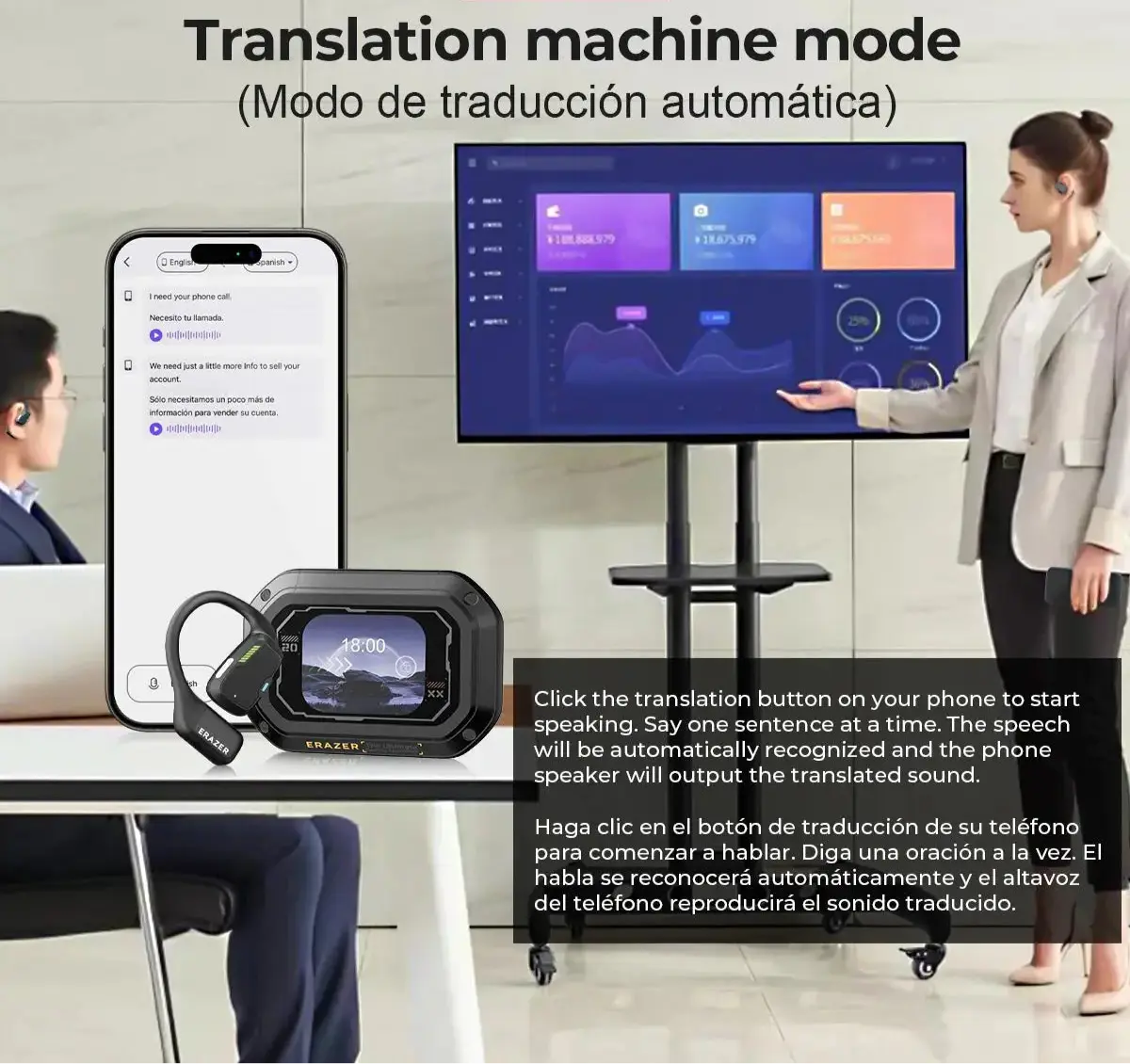 A99 Erazer - AI Wireless Headphones Smart Tech Lab