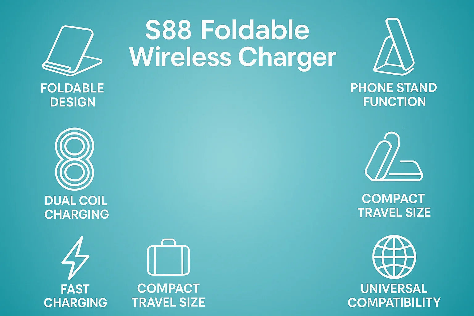 Présentation S88 Foldable Charger