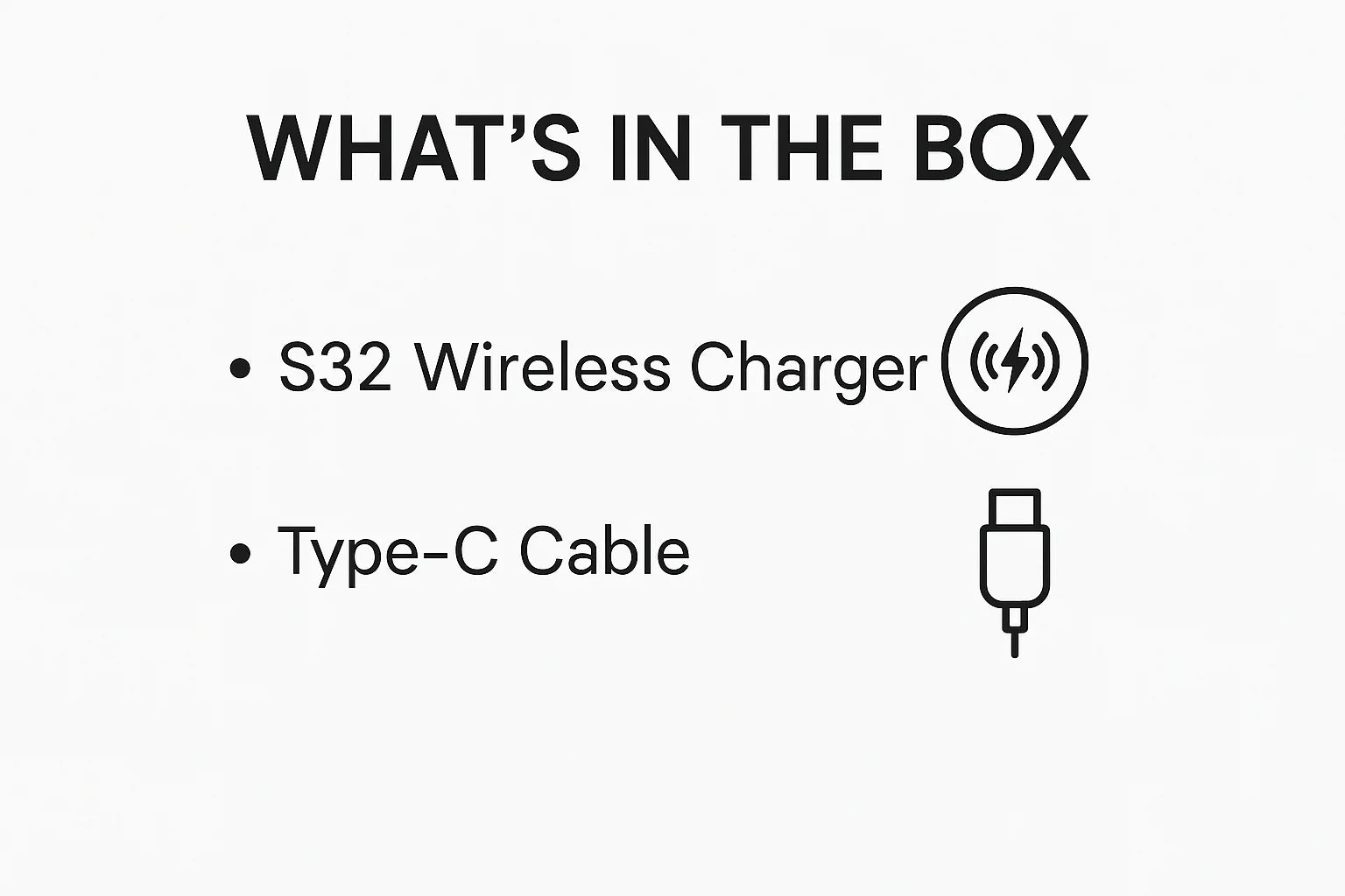 What's in the box - S32